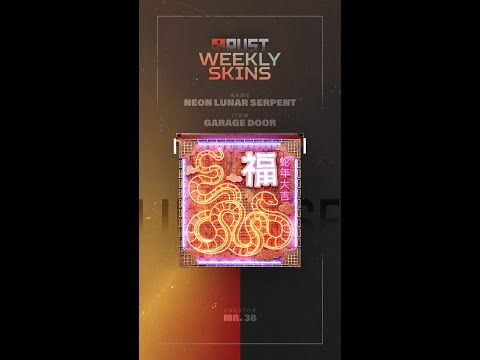 This week’s Lunar New Year inspired weekly skins are live on the Steam item store! 🐍🏮🔫
