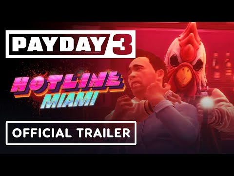 Payday 3 x Hotline Miami – Official Jacket Character Pack Trailer