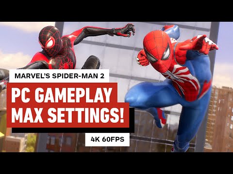 Spider-Man 2: 17 Minutes of PC Gameplay (4K 60fps) | Max Settings, Ultimate Ray Tracing