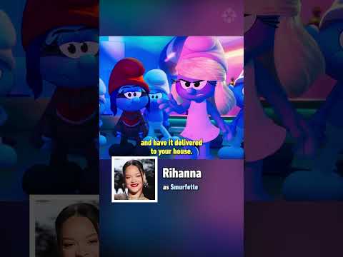 The Smurfs cast is stacked