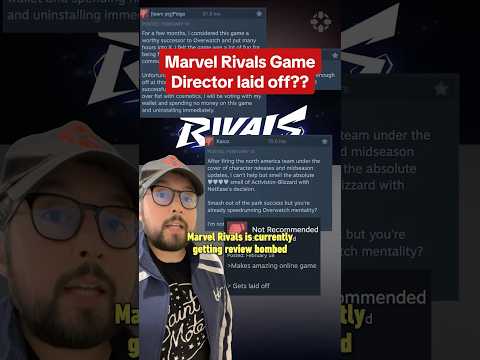 Marvel Rivals isn’t even safe from layoffs in the game industry… #marvelrivals #gaming #layoffs