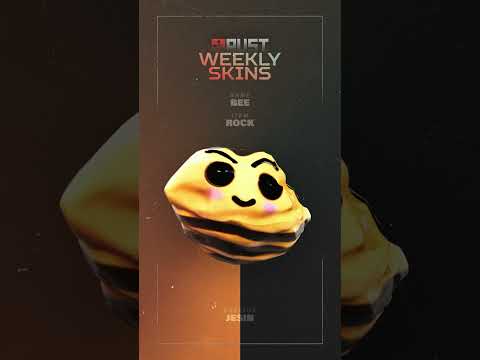 The weekly community skins are now live! 🐝🪨🔫