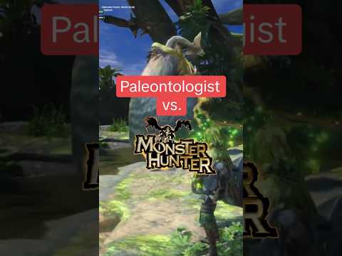 Paleontologist vs. Monster Hunter 🧑‍🔬🔍 #monsterhunter #realitycheck #pcgamer #pcgaming