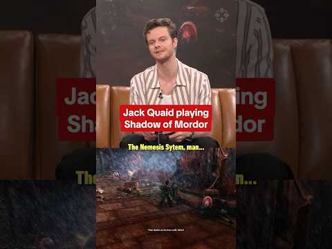 Jack Quaid gushes about the Nemesis system while playing Shadow of Mordor! #ignarcade #jackquaid