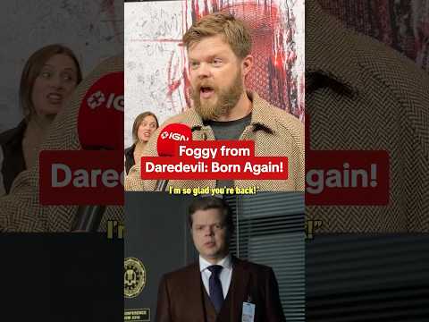 Elden Henson aka FOGGY is very excited to be back in Daredevil: Born Again! #daredevil #foggy #ign