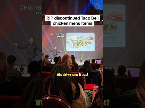 Taco Bell really made an In Memoriam segment for their failed chicken items