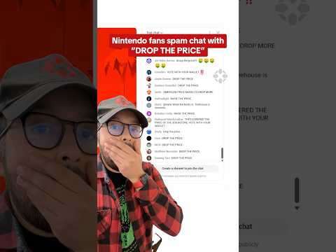 “DROP THE PRICE” – Nintendo’s Switch 2 gameplay live stream chat was full of angry comments #switch2