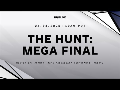 Roblox The Hunt: Mega Final Livestream 2025