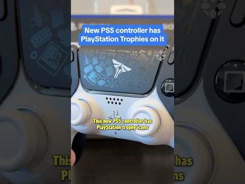 TLOU PS5 DualSense controller is covered in PlayStation Trophies! #ps5 #thelastofus #controller