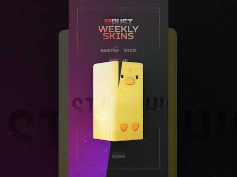 The Easter-themed weekly skins are now live on the Steam Item Store for a limited time only! ⏳🔫🐰