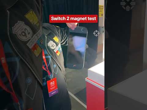 How strong are the Switch 2 magnets? #nintendo #switch2 #joycon2 #joycon #magnet #ign #hardware