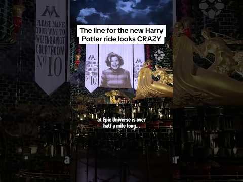 This might be the coolest theme park ride queue we’ve ever seen… #harrypotter #epicuniverse #ign
