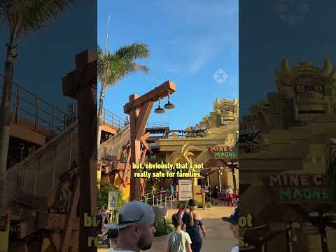 Mine-Cart Madness in Donkey Kong Country at Epic Universe has broken tracks (but they are SAFE) #ign