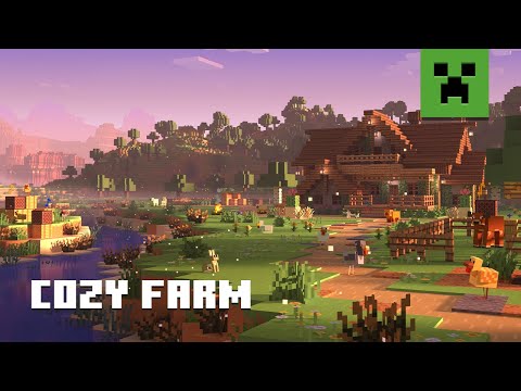 Soothing Minecraft – Relaxing Farm Morning