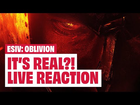 Elder Scrolls 4 Oblivion Remake Live Reaction – WAIT, IT’S REAL?!