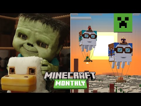 HAPPY GHASTS, LEASHING AND MORE! | MINECRAFT MONTHLY