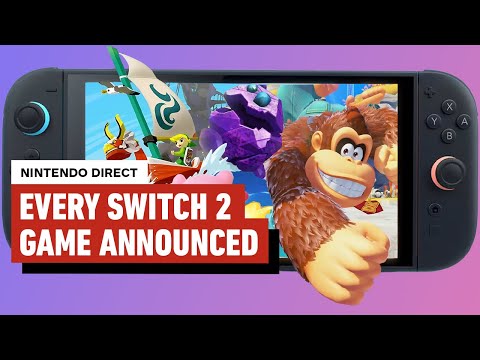 Everything Announced at the Switch 2 Nintendo Direct