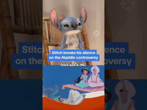 We asked Stitch about the 2002 Lilo & Stitch trailer with Aladdin & Jasmine… #stitch #movie #ign