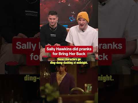 Ding-dong ditching with Sally Hawkins