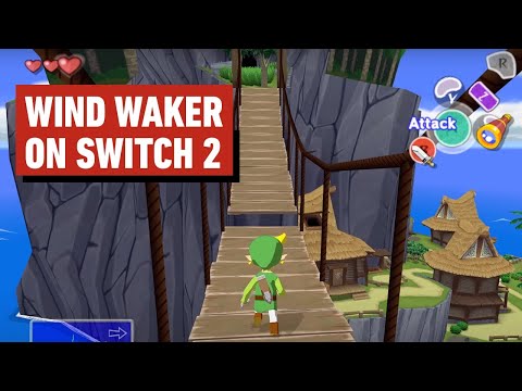 The Legend of Zelda: Wind Waker Gameplay on Switch 2