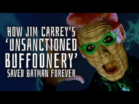 How Jim Carrey’s ‘Unsanctioned Buffoonery’ Saved Batman Forever