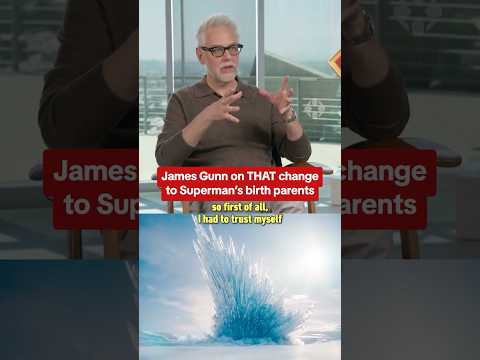 James Gunn explains why he changed [SPOILER] for Superman’s birth parents! #superman #jamesgunn #ign