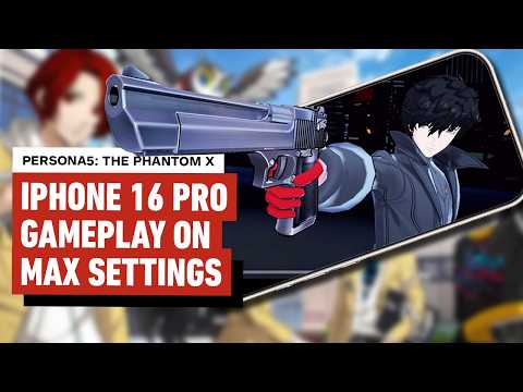 Persona5: The Phantom X Gameplay on iPhone 16 Pro at Max Settings (60fps)