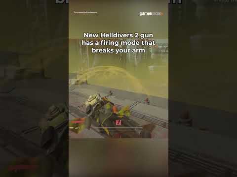 New Helldivers 2 gun has a firing mode that breaks your arm
