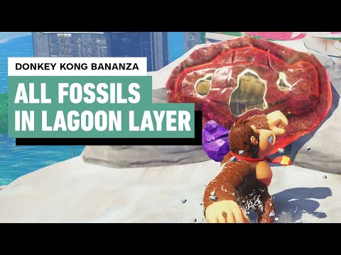 Donkey Kong Bananza – Every Lagoon Layer Fossil Location | Rare and Legendary