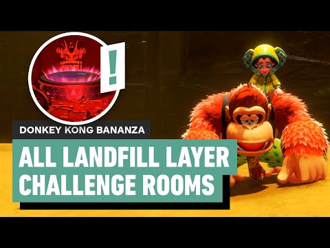 Donkey Kong Bananza: All Landfill Layer Challenge Rooms | Locations and Solutions