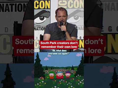 South Park creators depend on fans for the show’s lore #sdcc