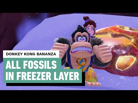 Donkey Kong Bananza – Every Freezer Layer Fossil Location | Rare and Legendary