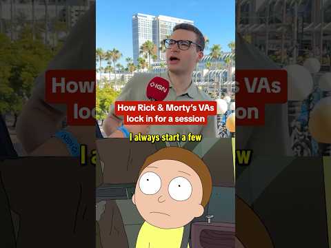 Rick and Morty’s Ian Cardoni & Harry Belden reveal their lines to get into character! #ign #sdcc