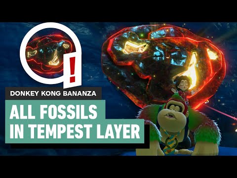 Donkey Kong Bananza – Every Tempest Layer Fossil Location | Rare and Legendary