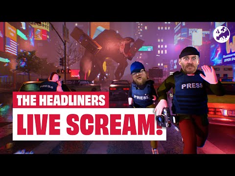 The Headliners PC Gameplay – JIM AND IAN GO KAIJU HUNTING!