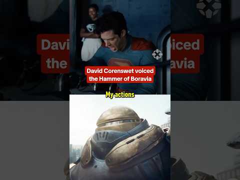 Fun fact: David Corenswet did the voice for the Hammer of Boravia! #superman #dc #digital #movie