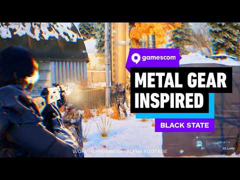 Black State: 12 Minutes of Metal Gear-Inspired Gameplay | gamescom 2025