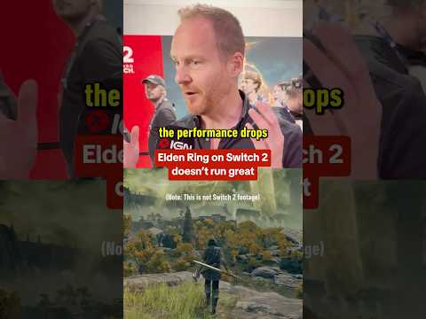 We played Elden Ring on Switch 2 in handheld mode, and it was not good. #gamescom2025 #eldenring