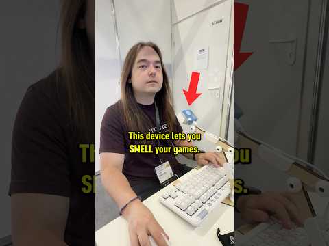 Do you want to smell video games? Check out the Omara Scent Display! #gamescom2025 #gaming #smell