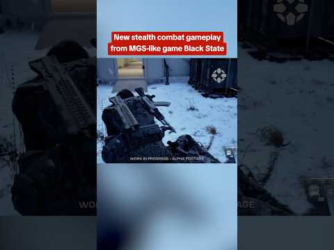 New gameplay from Black State, the upcoming stealth action game using Unreal Engine 5 #gamescom2025