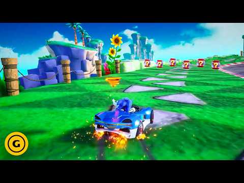 8 Minutes of Sonic Racing: CrossWorlds Gameplay