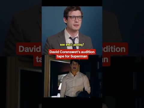 David Corenswet’s audition tape for Superman included the argument at Lois’ apartment! #superman