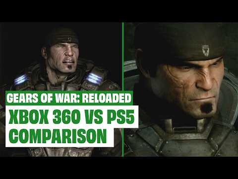 Gears Of War: Reloaded PS5 VS Xbox 360 Graphics Comparison – COMBAT, CUTSCENES AND MORE
