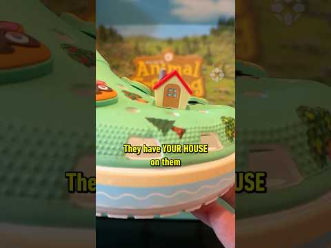 The new Animal Crossing Crocs have YOUR HOUSE on them! #nintendo #crocs #animalcrossing #ign #gaming