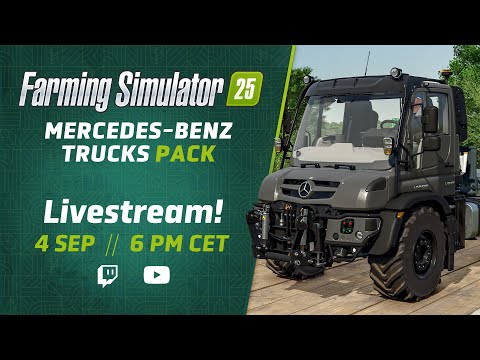 Mercedes-Benz Trucks Livestream | Farming Simulator 25
