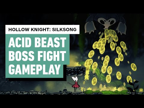 Hollow Knight: Silksong Boss Fight – Craggler/Acid Beast Fight