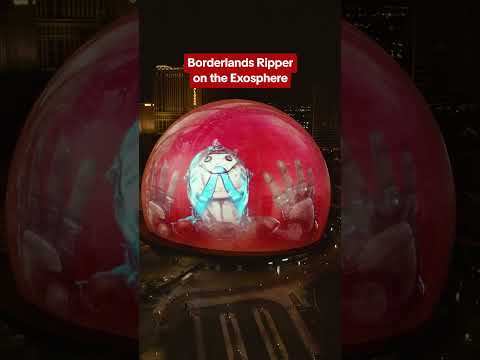 Borderlands 4 Rippers on the Exosphere in Las Vegas. Presented by @BorderlandsGame