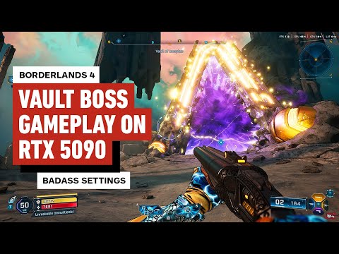 Borderlands 4 Vault Boss Gameplay on RTX 5090 – 4K, Max Settings