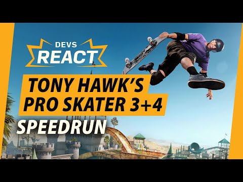Tony Hawk’s Pro Skater 3+4 Developers React to Incredible Speedrun