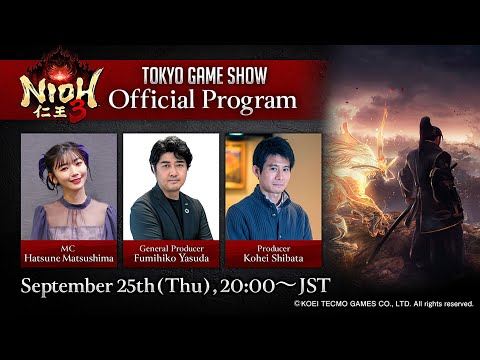 Nioh 3 TGS Official Program Livestream
